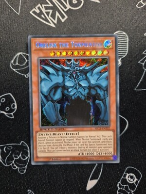 OBELISK THE TORMENTOR SBCB-EN202 1st Edition Speed Duel Secret Rare YuGiOh!-image