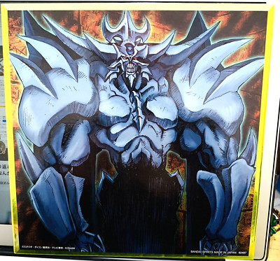 Obelisk the Tormentor Yugioh Yu-Gi-Oh Shikishi Artboard KONAMI  From Japan-image
