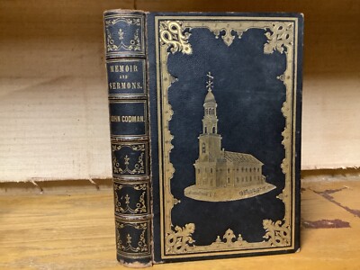 1853 Memoir Of John Codman, D.D. - Massachusetts Reverend-image