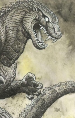 Godzilla's Monsterpiece Theatre #3 - Arthur Adams Wraparound [IDW 2025]-image