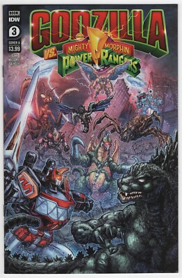 Godzilla vs. Mighty Morphin Power Rangers #3 Freddie Williams II Regular Cover -image