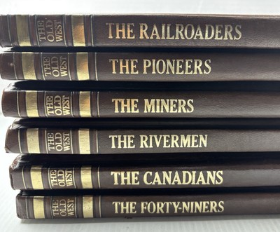 The Old West Time Life Books Lot of 6 Leather-image