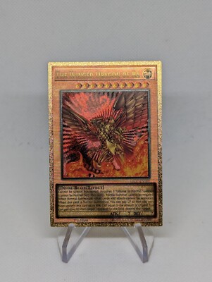 The Winged Dragon of Ra A - Yu-Gi-Oh Unofficial Gold Plastic Card-image