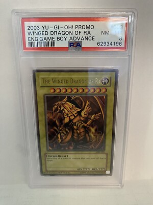 Yu-Gi-Oh! GAME BOY The Winged Dragon Of Ra (GBI-003) Ultra Rare PSA 8 NM-MT-image