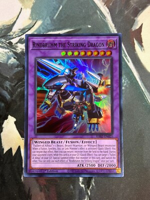 Yugioh Rindbrumm the Striking Dragon Super Rare RA02-image
