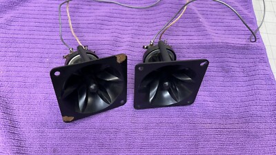 2X THE FISHER XP60K SPEAKER HORN TWEETERS DRIVERS WORK GREAT🔥-image