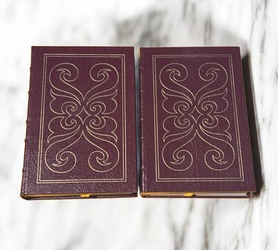 John Quincy Adams Samuel Flagg Bemis Easton Press 2 Volumes Leather Books 1987 -image