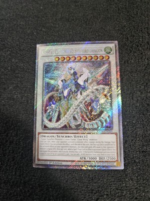 Crystal Clear Wing Synchro Dragon - RA04-EN059 - Platinum Secret Rare Stampede-image