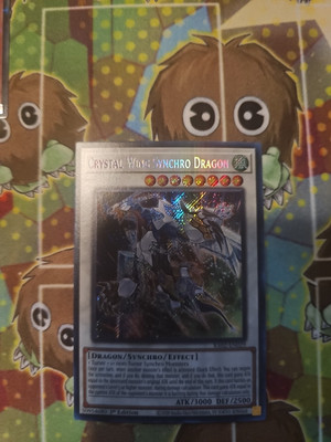 Yugioh Crystal Wing Synchro Dragon Ultra Rare RA02-image