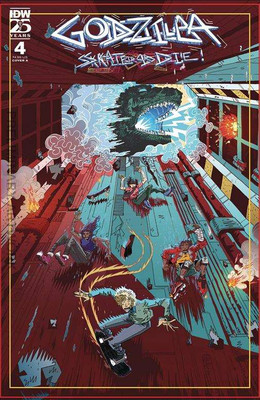 Godzilla: Skate or Die #4A VF/NM; IDW | Penultimate Issue - we combine shipping-image