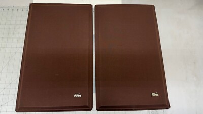 2 X The Fisher Floor Speakers Grills W/ OEM Logos 23.5” X 13.5” 1970s Good Cond.-image