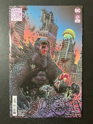 JUSTICE LEAGUE VS GODZILLA VS KONG #4 *NM OR BETTER!* (2024) STOKOE 1:50 VARIANT-image