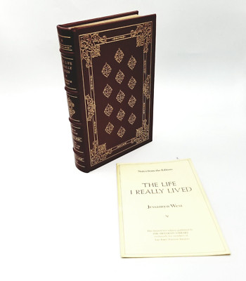 The Life I Really Lived by Jessamyn West - 1979 Franklin Library First Edition-image