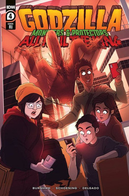 Godzilla: Monsters And Protectors All Hail the King! #4C VF/NM; IDW | RI 1:10 va-image