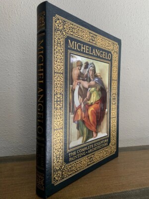 Easton Press - Michelangelo - The Complete Sculpture Painting Architecture - VG+-image