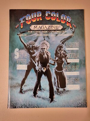 Four Color Magazine #4 March 1987 Elfquest Godzilla and Speed Racer -image