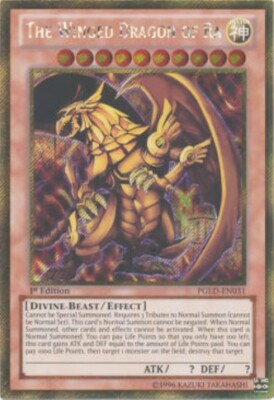 Yugioh-The Winged Dragon of Ra-Gold Secret Rare-Mixed Editions-PGLD EN031 (LP)-image
