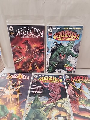Godzilla King Of The Monsters Comic Books Set Of 5 Issues 0-4-image