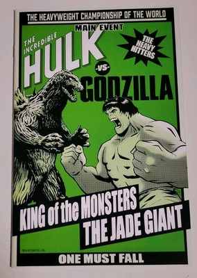 GODZILLA VS. HULK #1 04/16/2025 NM-/VF+ GARBETT VARIANT MARVEL COMICS-image