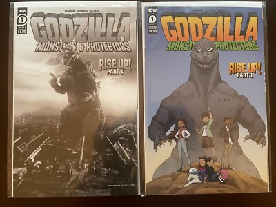 Godzilla: Monsters and Protectors: Rise Up! (IDW  February 2022) Cover 1A And 1B-image