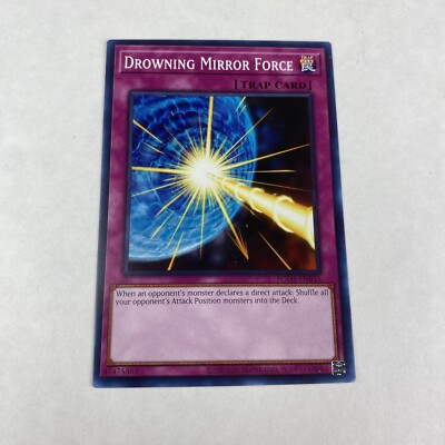 Yugioh Drowning Mirror Force Eg01-en035 Egyptian God Deck Obelisk The Tormentor-image