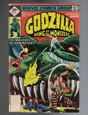1977 Godzilla #3 - Champions; Dum Dum Dugan - Stored since purchase - -image