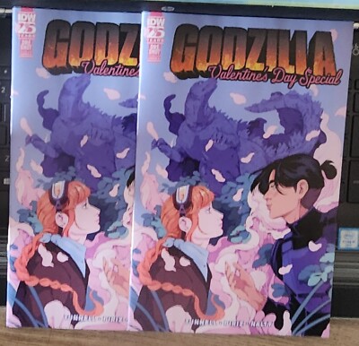 Godzilla Valentine's Day Special One-Shot Dealer Lot X2 IDW Comics-image