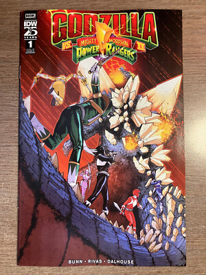 GODZILLA VS. MIGHTY MORPHIN POWER RANGERS II #1 -VARIANT COVER B BOOM IDW (2024)-image