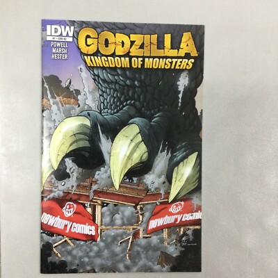Godzilla Kingdom Of Monster #1 Newbury Comics Exclusive IDW 2011 (GZ119)-image