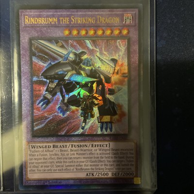 Rindbrumm the Striking Dragon (PUR) RA02-EN025 25th Anniversary -image