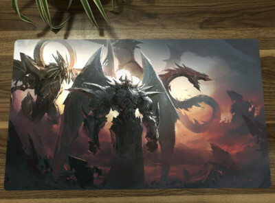 Ygomat Playmat Osiris The Sky Dragon Obelisk The Tormentor TCG CCG Card Game Mat-image