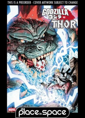 (WK27) GODZILLA VS THOR #1F - NICK BRADSHAW MONSTER HOMAGE - PREORDER JUL 2ND-image