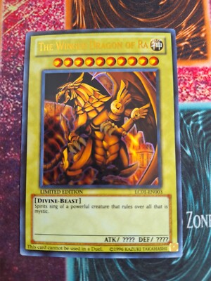 Yu-Gi-Oh! The Winged Dragon of Ra LC01-EN003 Limited Ultra Rare Near Mint e5/-image