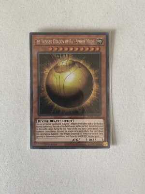 Yugioh The Winged Dragon of Ra - Sphere  RA01 EN007 Platinum Rare 1st Edition NM-image