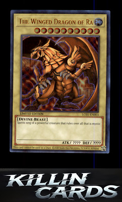 The Winged Dragon of Ra LC01-EN003 Ultra Rare Legendary Collection 1 YuGiOh Card-image