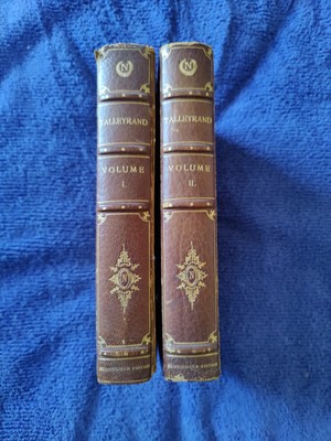 Memoirs of the Prince de Talleyrand - Connoisseur Edition #21 of 75 - Vol 1 & 2-image