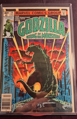 Godzilla King Of The Monsters #24 July 1979 - Newsstand Issue - Marvel Comics-image