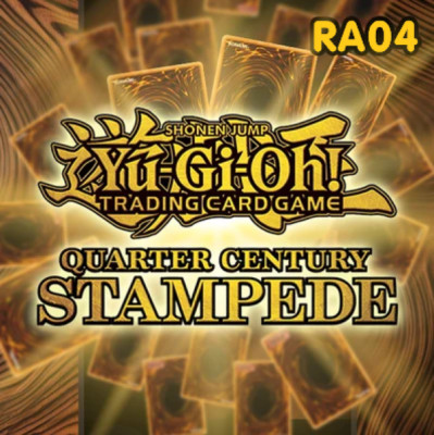 YuGiOh Quarter Century Stampede RA04 Main Set Super Ultra Secret Rare -image