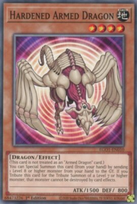  1x Hardened Armed Dragon - EGO1-EN010 - Common - 1st Edition - Egyptian God Dec-image