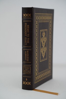 Memo to the President SIGNED Madeline Albright Easton Press FIRST EDITION-image