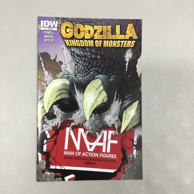 Godzilla Kingdom Of Monster #1 Man Of Action Figures Exclusive IDW 2011 (GZ117)-image