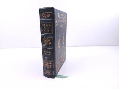 Easton Press Barbara Bush A Memoir Personally SIGNED First Edition Leather Book-image
