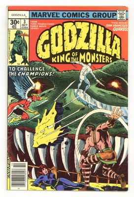 Godzilla #3 VG+ 4.5 1977-image