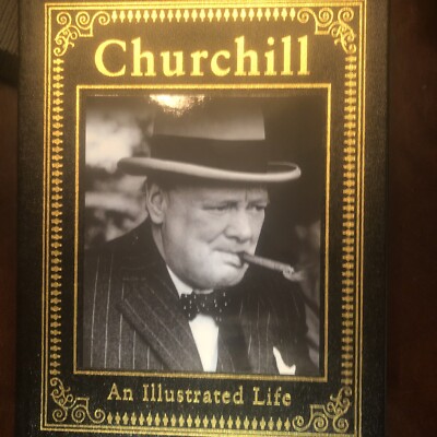 Churchill: An Illustrated Life, Brenda Ralph Lewis, Leather Binding, Gilt Edged-image