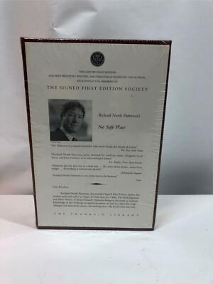 Sealed Richard North Patterson No Safe Place The Signed First Edition Society-image