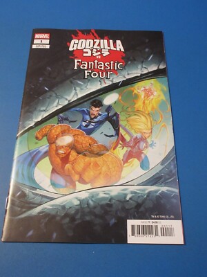 Godzilla vs Fantastic Four #1 Rare 1:25 Reis variant  NM Gem Wow-image