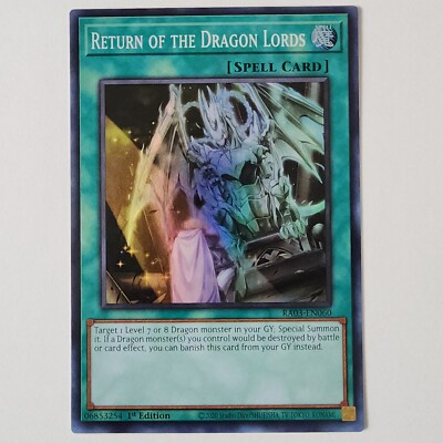 Return of the Dragon Lords - RA03-EN060 - NM - Super Rare - 1st ed - Yugioh-image