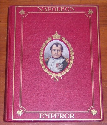 NAPOLEON Emperor J T Herbert Baily Illus. 1908 Connoisseur Magazine Leather Book-image
