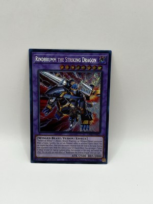 Rindbrumm the Striking Dragon 1st Edition Super Rare RA02-EN025-image