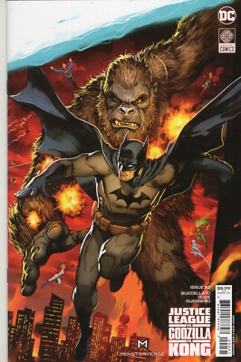 DC Justice League vs. Godzilla vs. Kong #2 Variant (Jan. 2024) High Grade-image